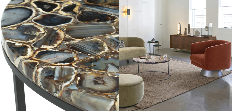 Стол кофейный Natural Agate Стол кофейный Natural Agate - Loft-Concept в Воронеже