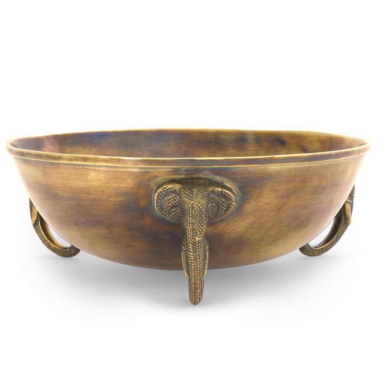 Чаша Eichholtz Bowl Maharaja brass Винтажная латунь в Воронеже | Loft Concept 