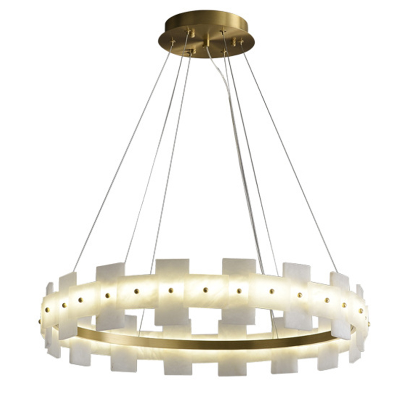 Дизайнерская светодиодная люстра с пластинами из натурального мрамора Marble Plates Chandelier Золотой Белый Мрамор Bianco Дизайнерская светодиодная люстра с пластинами из натурального мрамора Marble Plates Chandelier Золотой Белый Мрамор Bianco в Воронеже | Loft Concept
