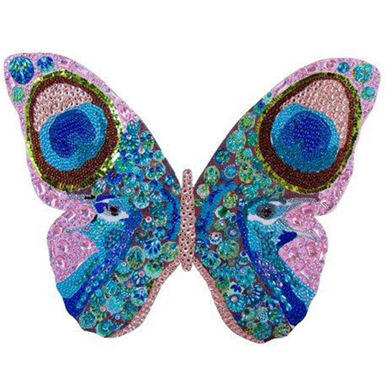 Картина “Peacock Bedazzled Butterfly Cut Out” Мульти в Воронеже | Loft Concept 