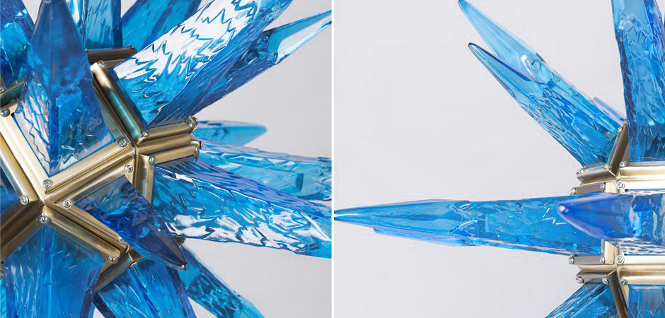 Люстра Chandelier Star Blue - фото №1