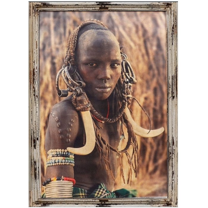 Постер Jovem Mursi  Omo Valley Ethiopia  в Воронеже | Loft Concept 