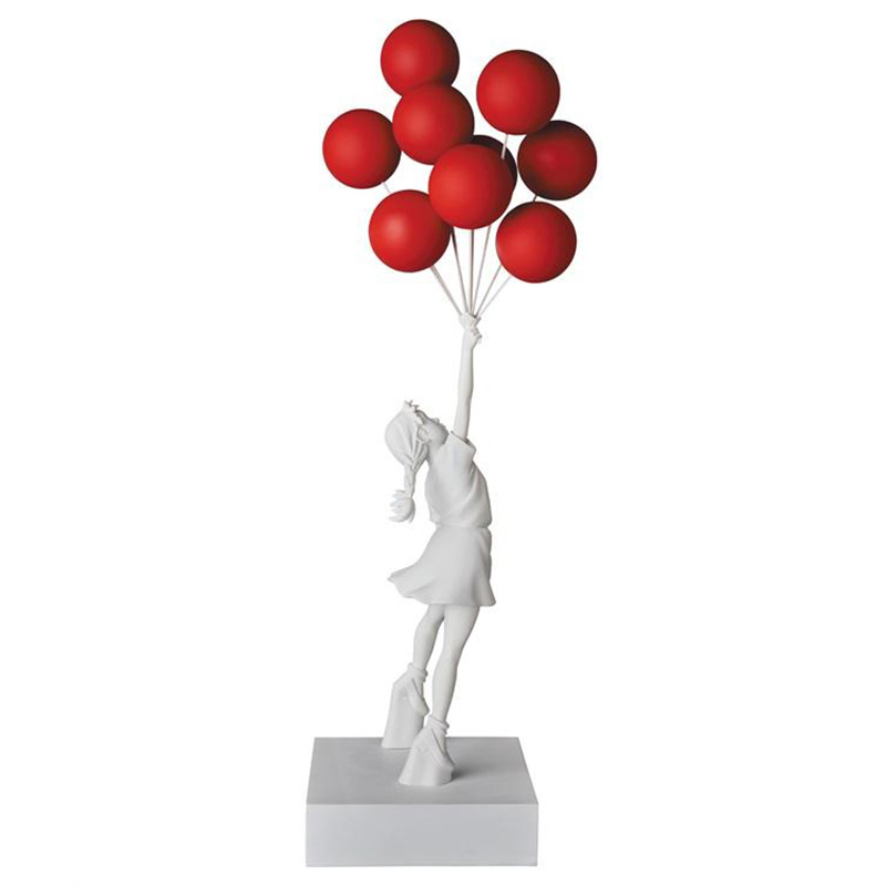 Статуэтка Flying Balloons Girl white and red Белый Красный в Воронеже | Loft Concept 