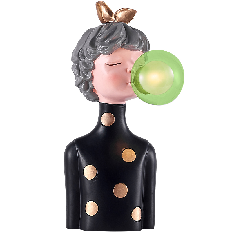 Настольная лампа Bubble Gum Table Lamp green Мульти Настольная лампа Bubble Gum Table Lamp green Мульти в Воронеже | Loft Concept