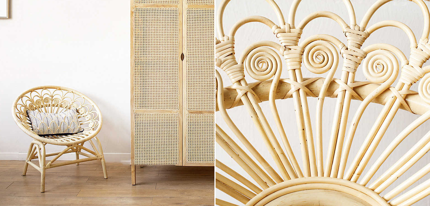 Стул Wicker Spiral Chair - фото