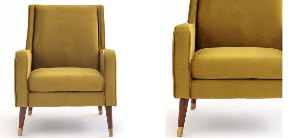 Кресло Classic Furniture горчичный Кресло Classic Furniture горчичный - Loft-Concept в Воронеже