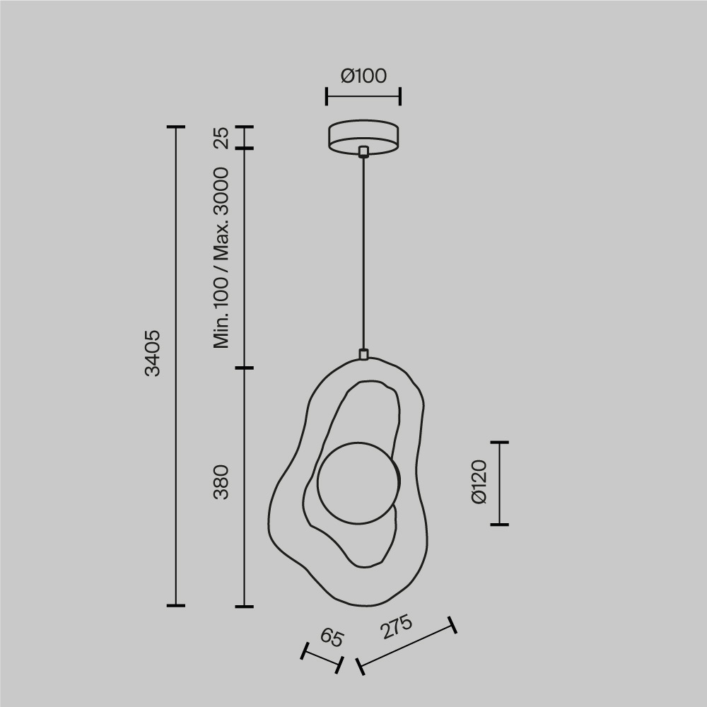 Подвесной светильник Opus в Воронеже