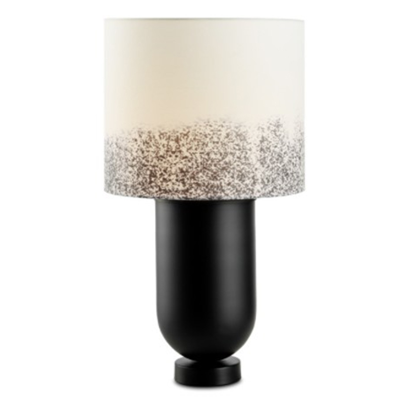 Настольная лампа Adeline Black Table Lamp Черный Белый в Воронеже | Loft Concept 