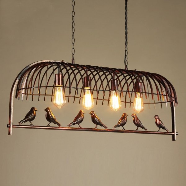 Люстра Bird Trough Pendant Коричневый в Воронеже | Loft Concept 