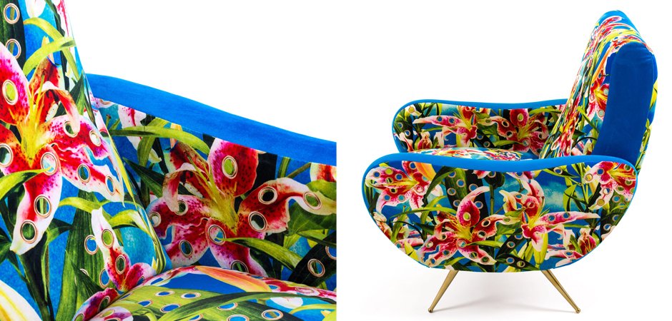 Кресло Seletti Armchair Flowers with holes - фото №1