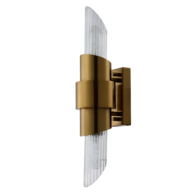 Бра с прозрачным плафоном цилиндрической формы Luxxu Modern Design Бронза Хром Прозрачное Стекло Бра с прозрачным плафоном цилиндрической формы Luxxu Modern Design Бронза Хром Прозрачное Стекло в Воронеже | Loft Concept