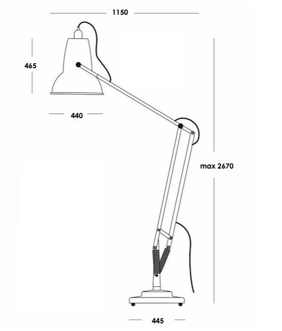 Напольная лампа Anglepoise Giant 1227 Floor Lamp в Воронеже