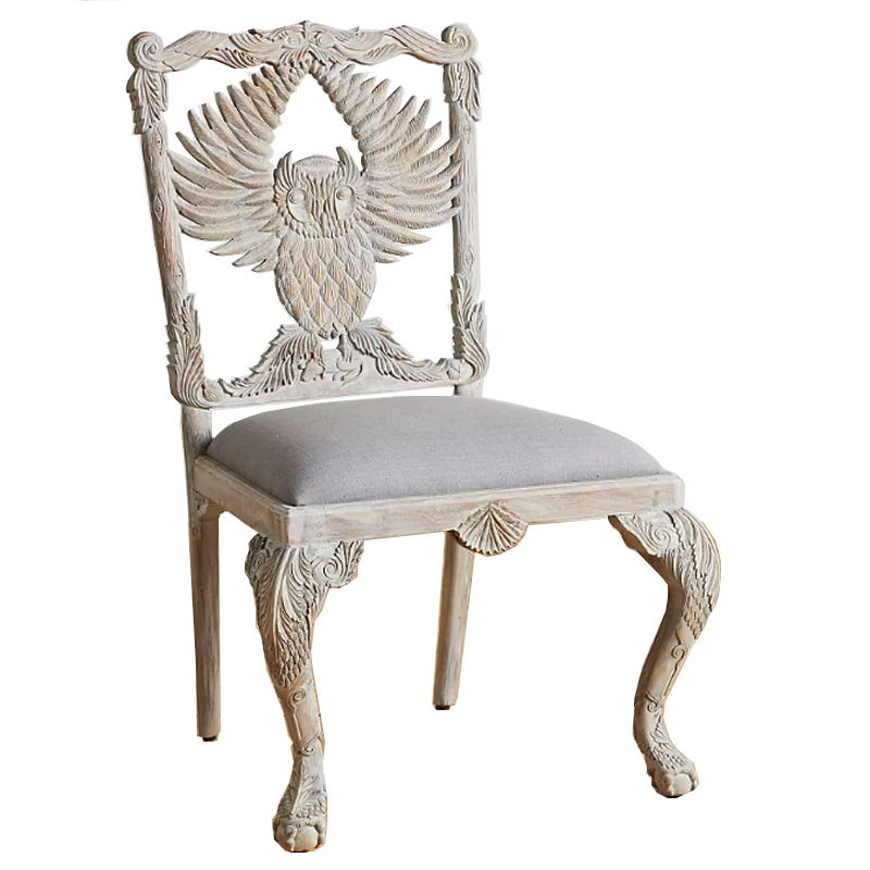 Стул Handcarved Menagerie Owl Dining Chair Светлый дуб в Воронеже | Loft Concept 