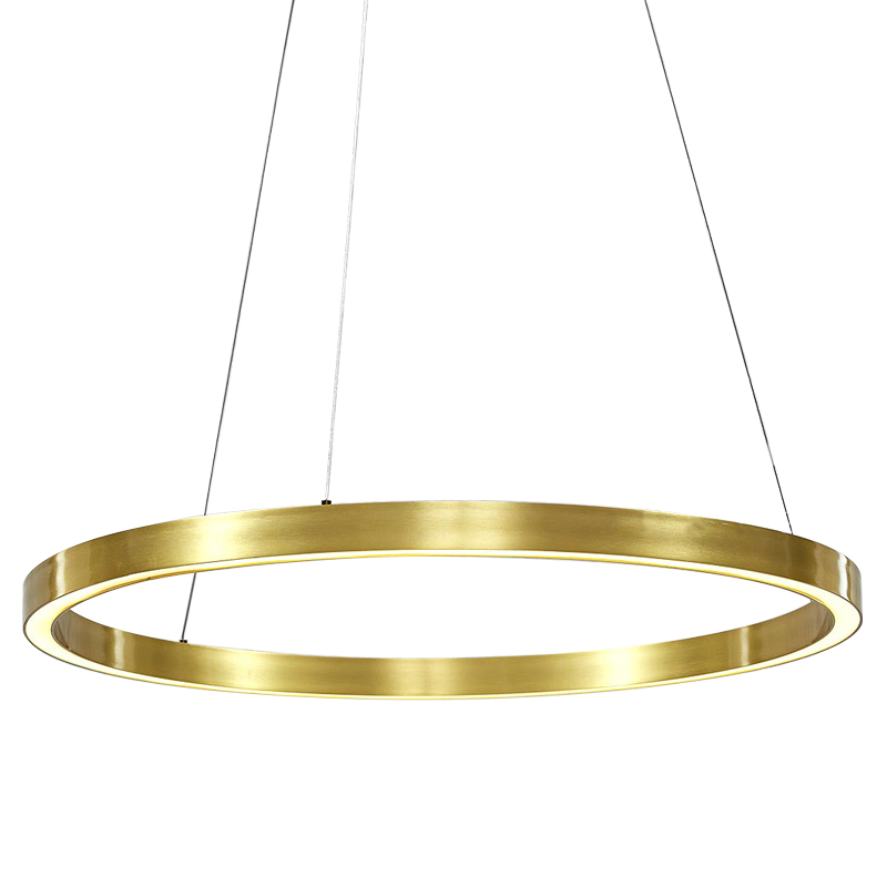 Люстра Ring Gold Horizontal Chandelier Золотой в Воронеже | Loft Concept 