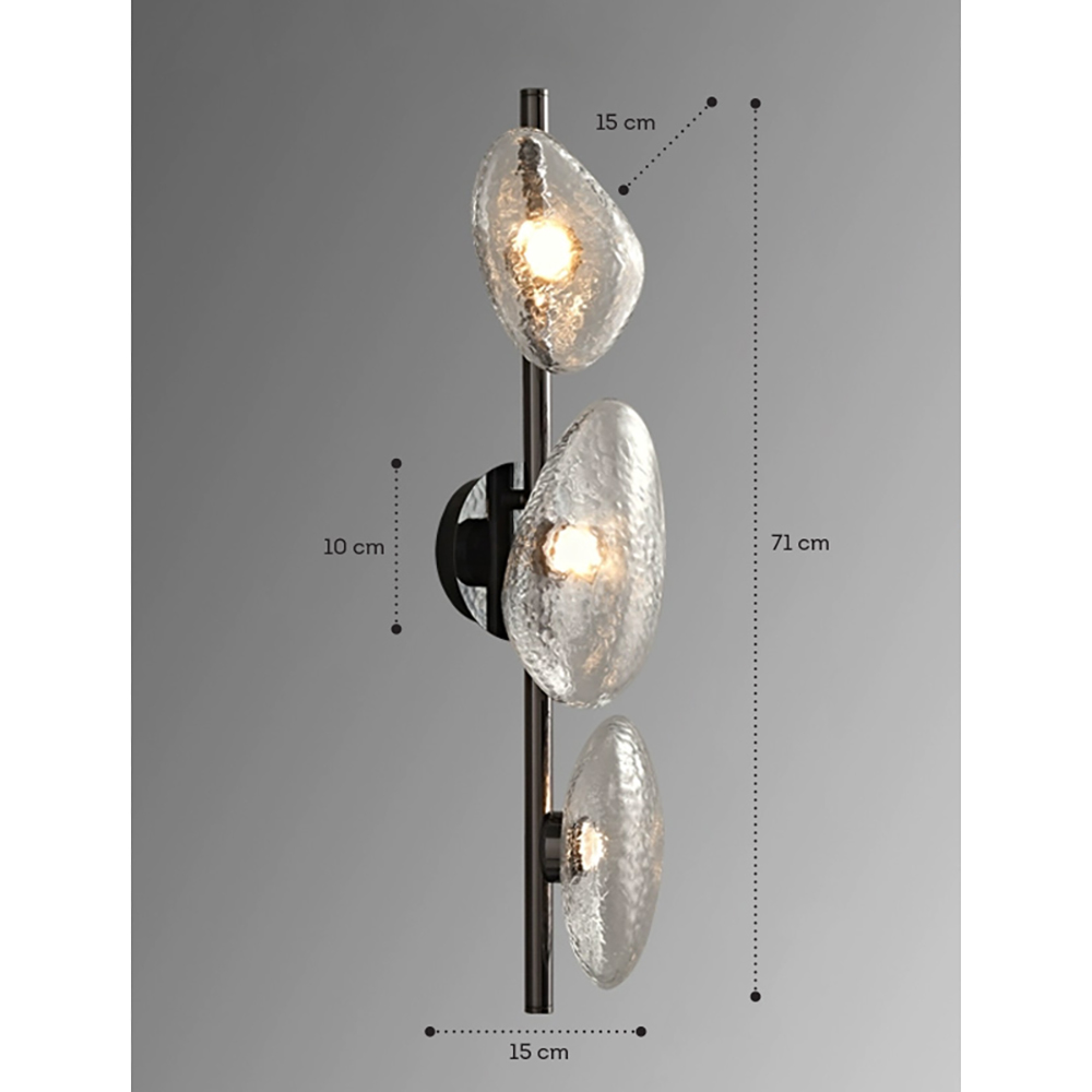 Бра LINDIS FROST LONG WALL 3 лампы Прозрачное стекло в Воронеже