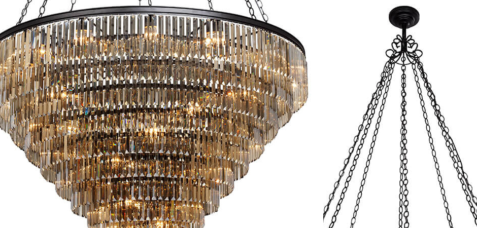 Большая Многоярусная люстра ODEON Amber GLASS 11-TIER диаметр 160 см Большая Многоярусная люстра ODEON Amber GLASS 11-TIER диаметр 160 см - Loft-Concept в Воронеже