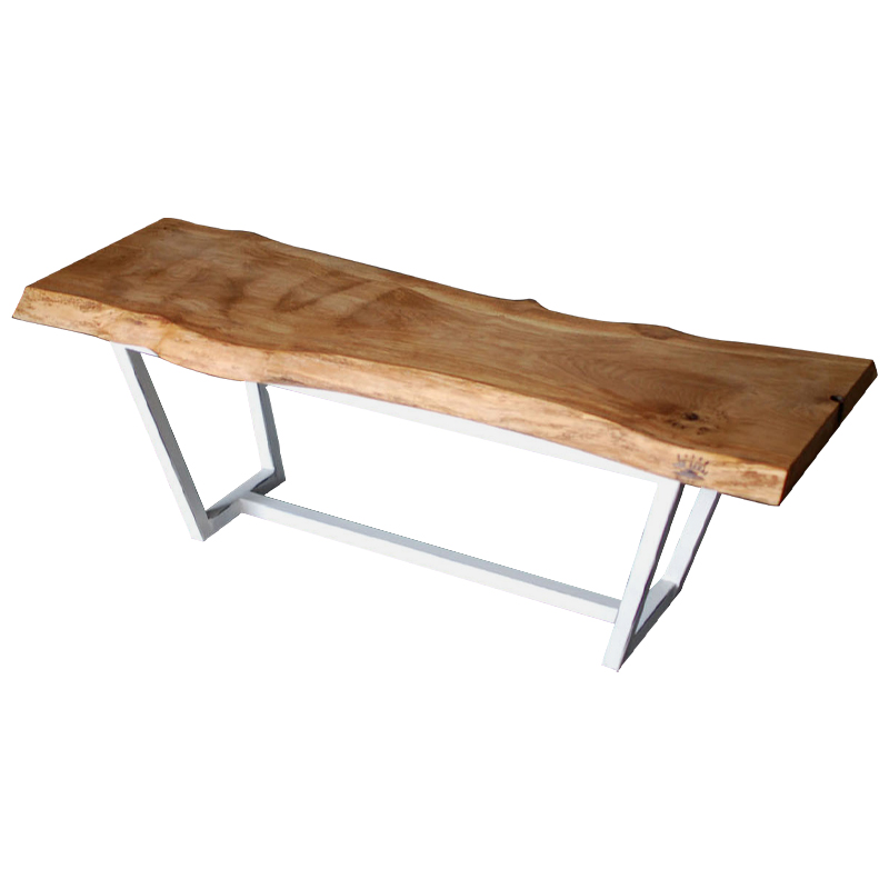 Кофейный стол Woodard Industrial Metal Rust Coffee Table Светлый дуб Белый в Воронеже | Loft Concept 