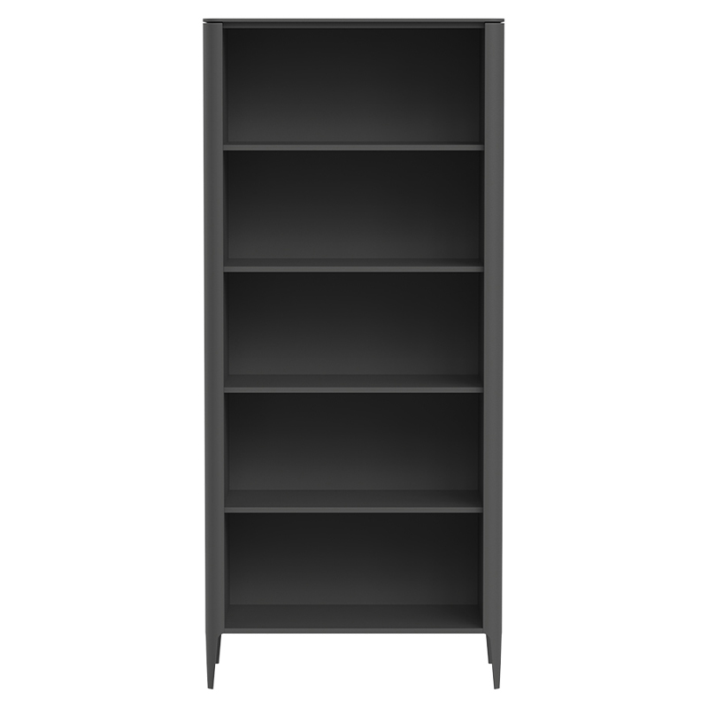 Стеллаж прямой темно-серый с открытыми полками Type  Серый в Воронеже | Loft Concept 