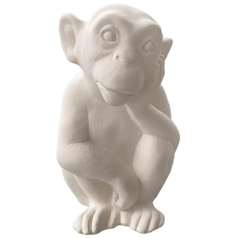 Статуэтка Abhika Monkey Bisc. Statuette Белый в Воронеже | Loft Concept 