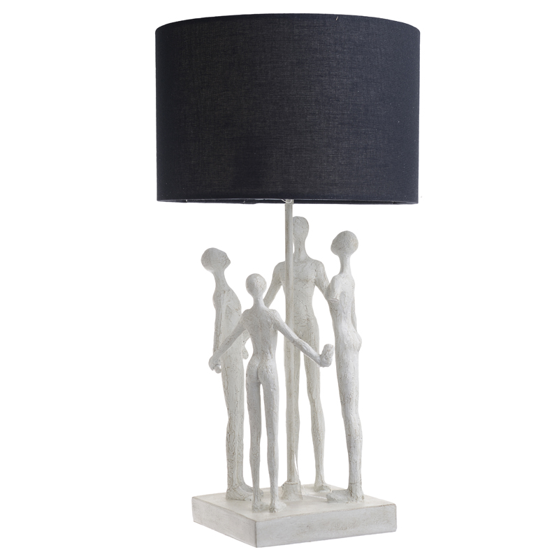 Настольная лампа Holding Hands Table lamp Белый Черный в Воронеже | Loft Concept 