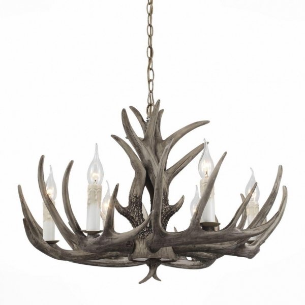 Люстра Hornland Chandelier 6 Grey Серый в Воронеже | Loft Concept 