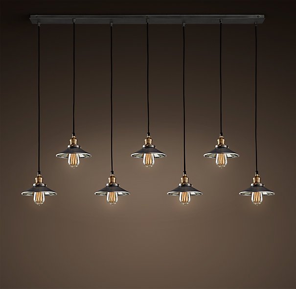 Люстра Loft Cone Pendant Reflector 7 Line Черный Люстра Loft Cone Pendant Reflector 7 Line Черный в Воронеже | Loft Concept
