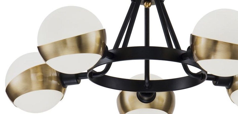 Люстра Hold Ball Brass Chandelier 5 Люстра Hold Ball Brass Chandelier 5 - Loft-Concept в Воронеже