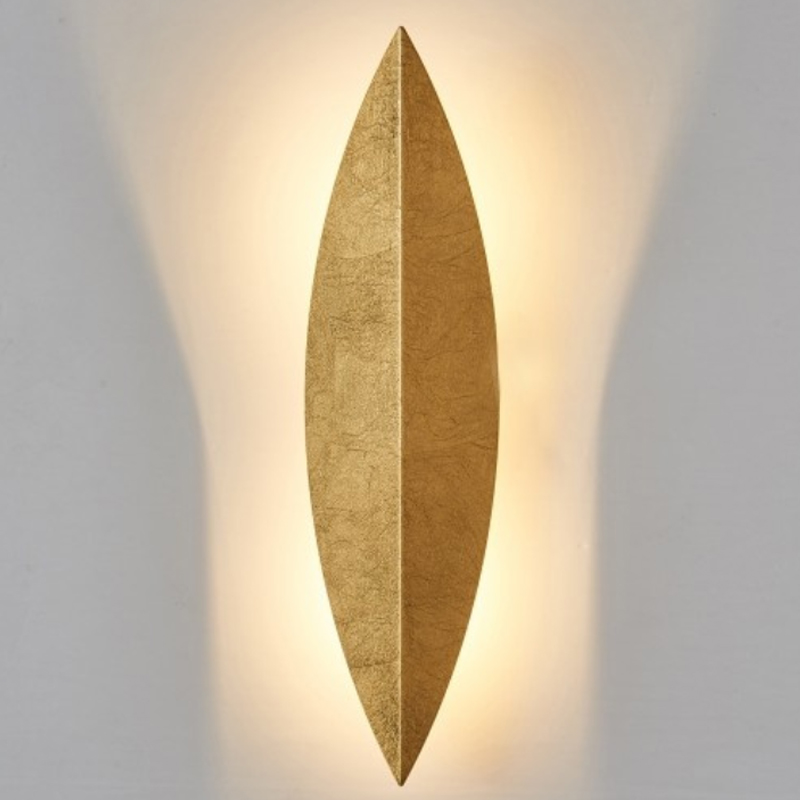 Art Deco Leaf Wall Lamp Gold Золотой в Воронеже | Loft Concept 