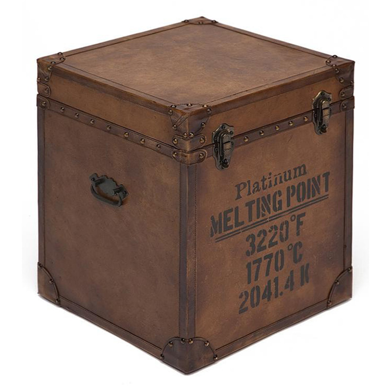 Сундук Vintage buffalo leather chest Коричневый винтаж в Воронеже | Loft Concept 