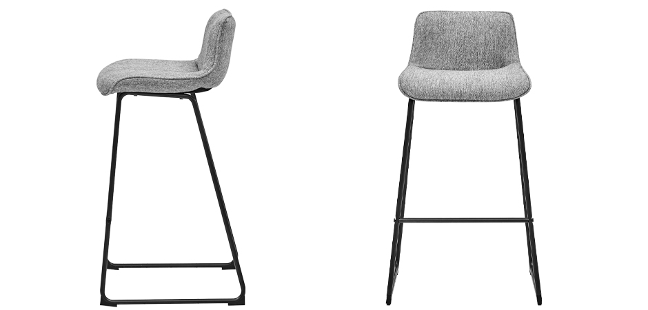 Барный стул Alonzo Bar Stool Gray - фото №1