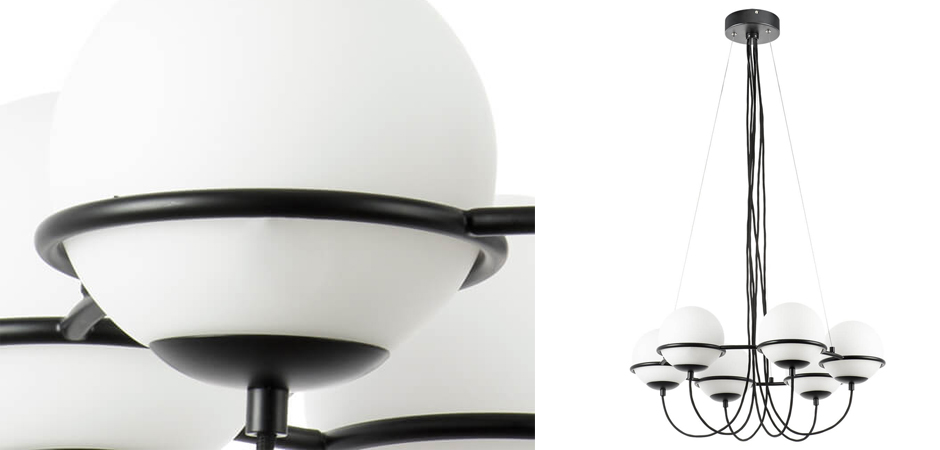 Люстра Melissa Chandelier Black 6 Люстра Melissa Chandelier Black 6 - Loft-Concept в Воронеже