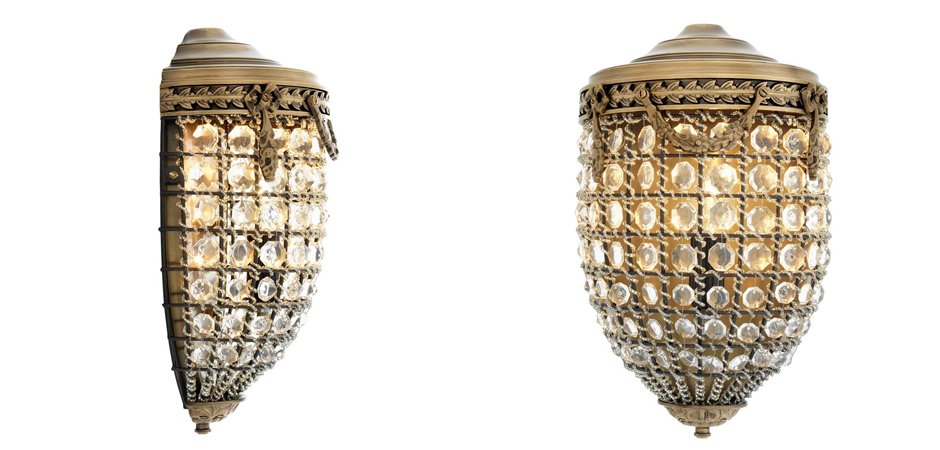 Бра Eichholtz Wall Lamp Emperor Brass - Loft-Concept в Воронеже