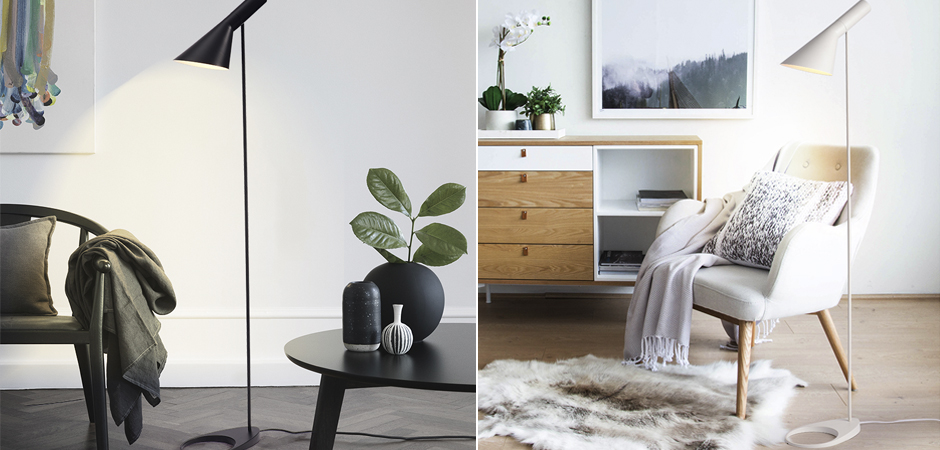 Торшер AJ Floor Lamp Black Торшер AJ Floor Lamp Black - Loft-Concept в Воронеже