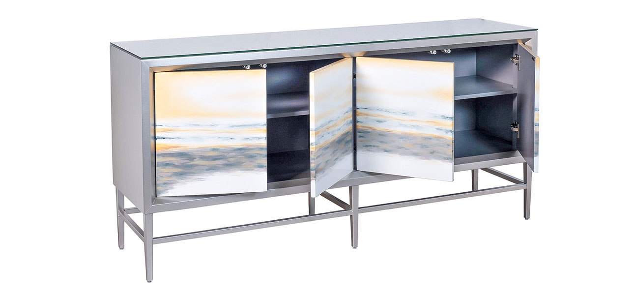 Комод дизайнерский Abdullah gray - фото №1