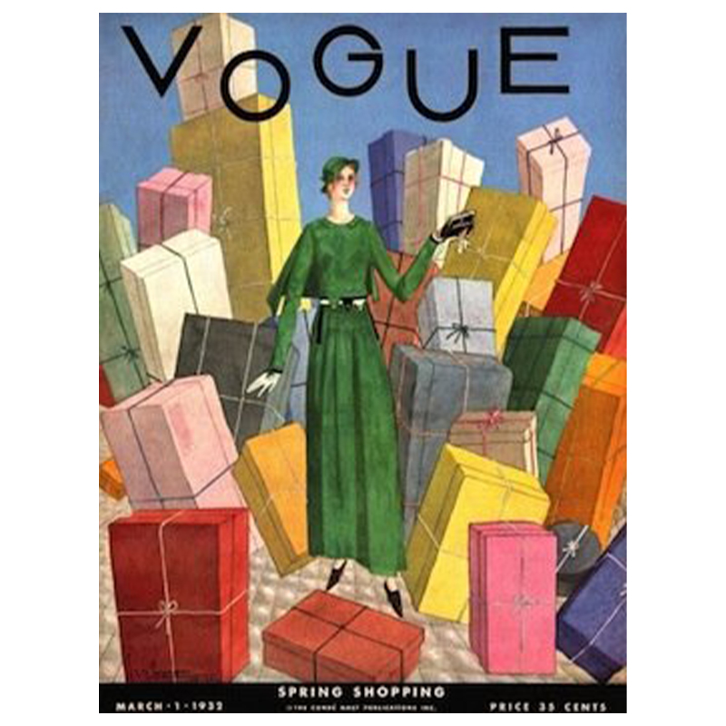 Постер Vogue Cover 1932 March  в Воронеже | Loft Concept 