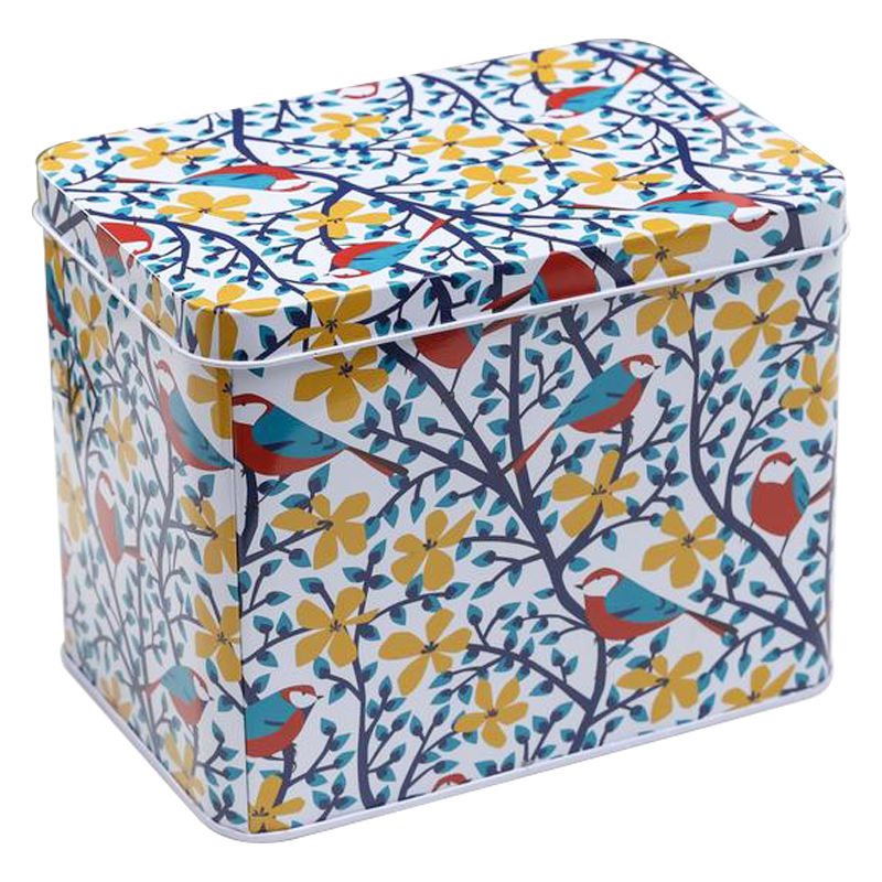 Шкатулка металлическая Birds and Bloom Colorful Metal Tea Box Мульти Шкатулка металлическая Birds and Bloom Colorful Metal Tea Box Мульти в Воронеже | Loft Concept