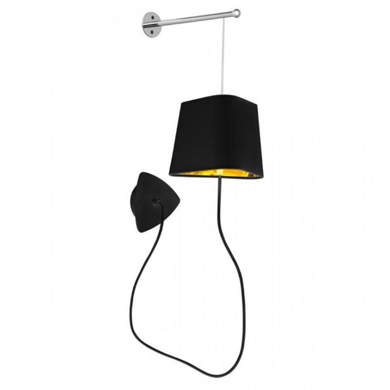 Бра Designheure Lighting Black Wall Lamp Золотой Черный в Воронеже | Loft Concept 