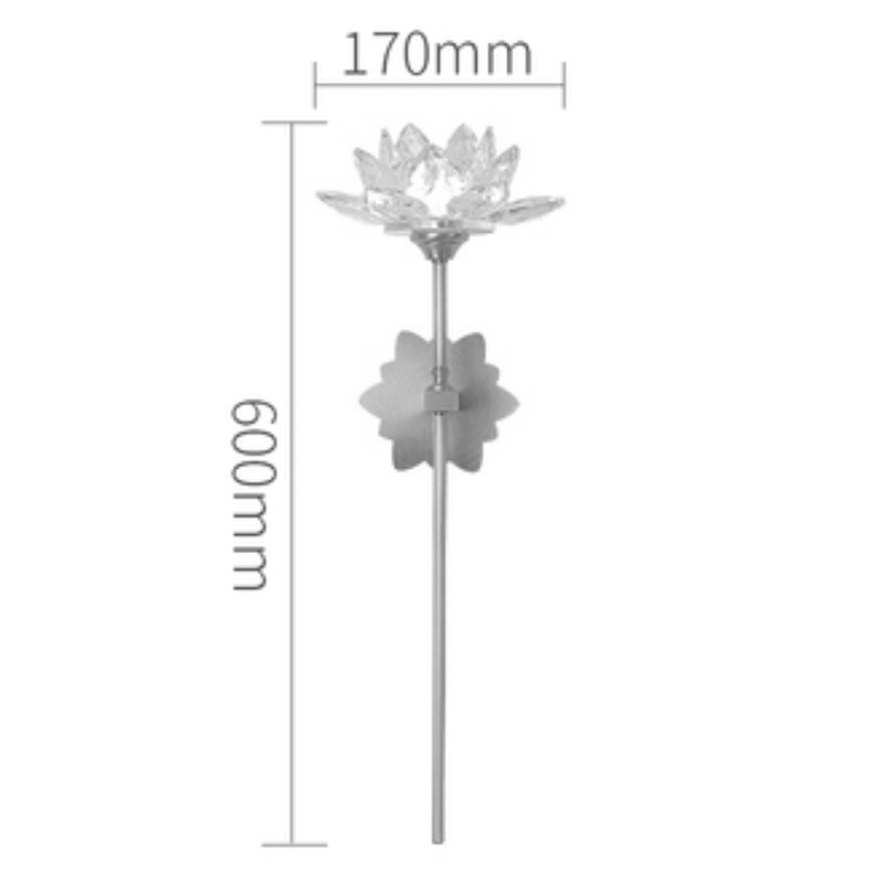 Бра Хрустальный Цветок Лотоса Lotus flower Wall Clear Glass D в Воронеже