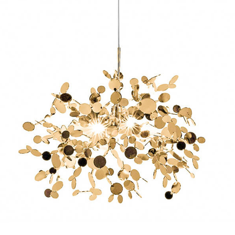 Люстра Terzani Argent Suspension Gold Pendant Lamp 40 Золотой в Воронеже | Loft Concept 