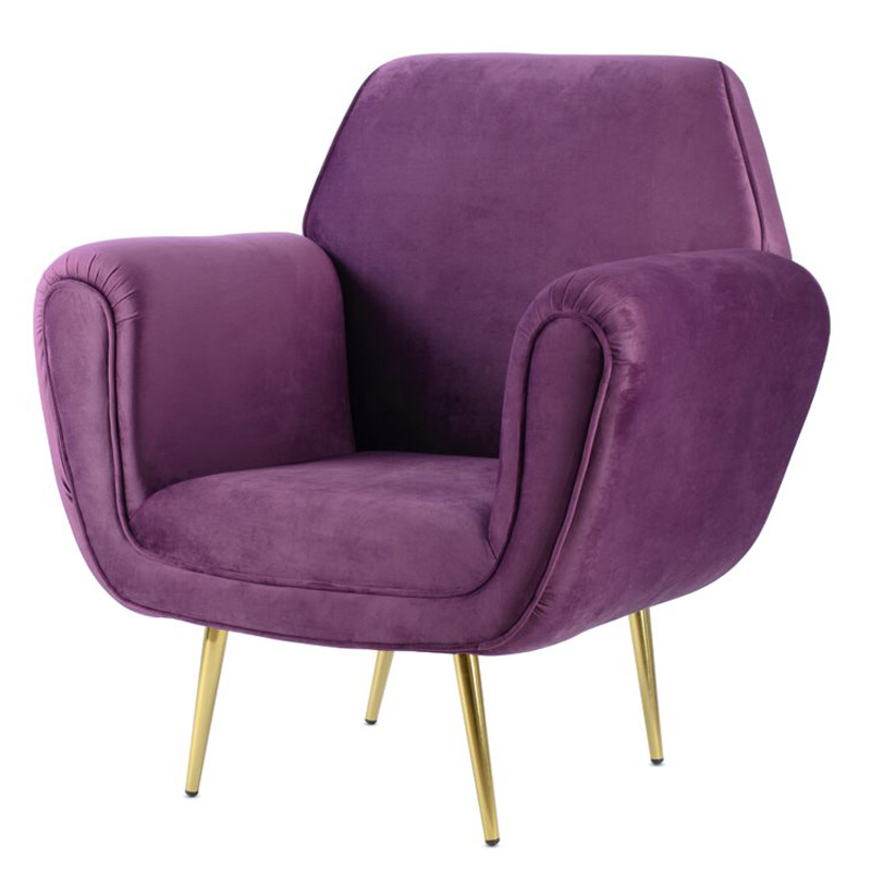 Кресло Lounge Chairs Gigi Radice purple Фиолетовый в Воронеже | Loft Concept 