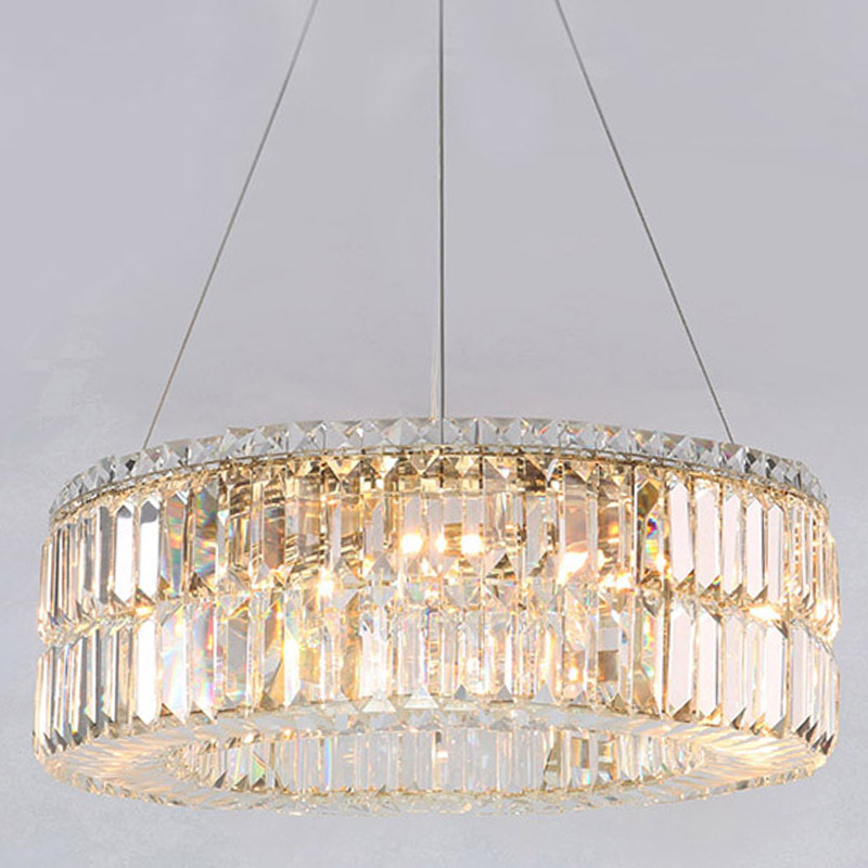 Люстра Darleen Crystal Gold Chandelier 12 Золотой Прозрачный (Transparent) в Воронеже | Loft Concept 