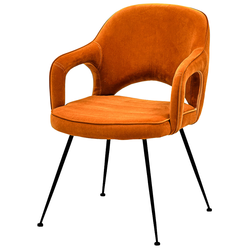 Стул Taube Stool Orange Оранжевый Черный в Воронеже | Loft Concept 