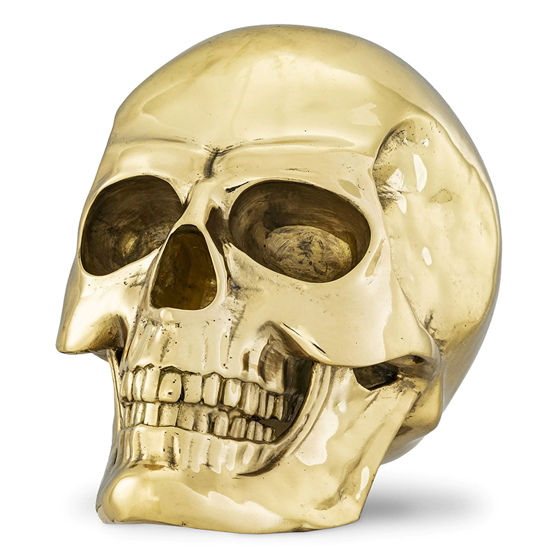 Статуэтка Philipp Plein Gold Skull Element Золотой в Воронеже | Loft Concept 