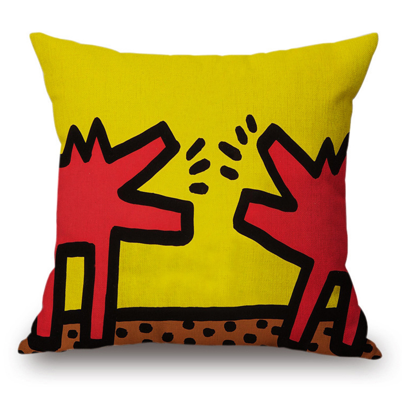 Подушка Keith Haring 1 Мульти в Воронеже | Loft Concept 