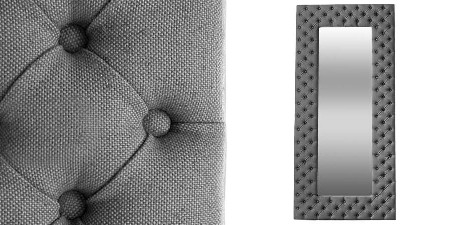 Зеркало Capitone Mirror Gray Зеркало Capitone Mirror Gray - Loft-Concept в Воронеже