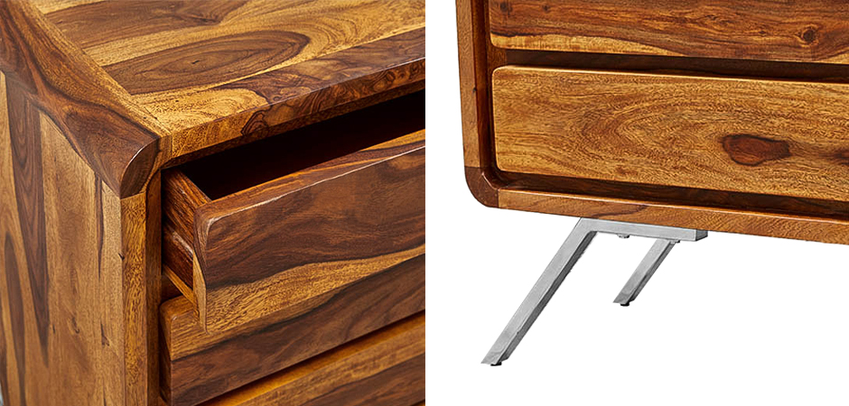 Комод деревянный на металлических ножках Liam Wood Commode Комод деревянный на металлических ножках Liam Wood Commode - Loft-Concept в Воронеже