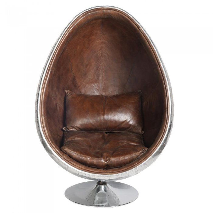 Кресло яйцо Aviator Egg Chair Коричневый в Воронеже | Loft Concept 