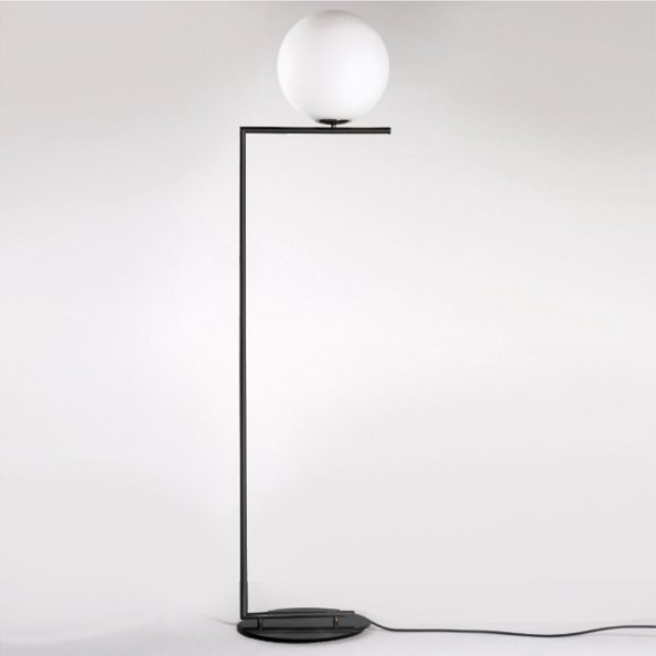 Торшер Flos IC Lights F Black Белый Черный в Воронеже | Loft Concept 