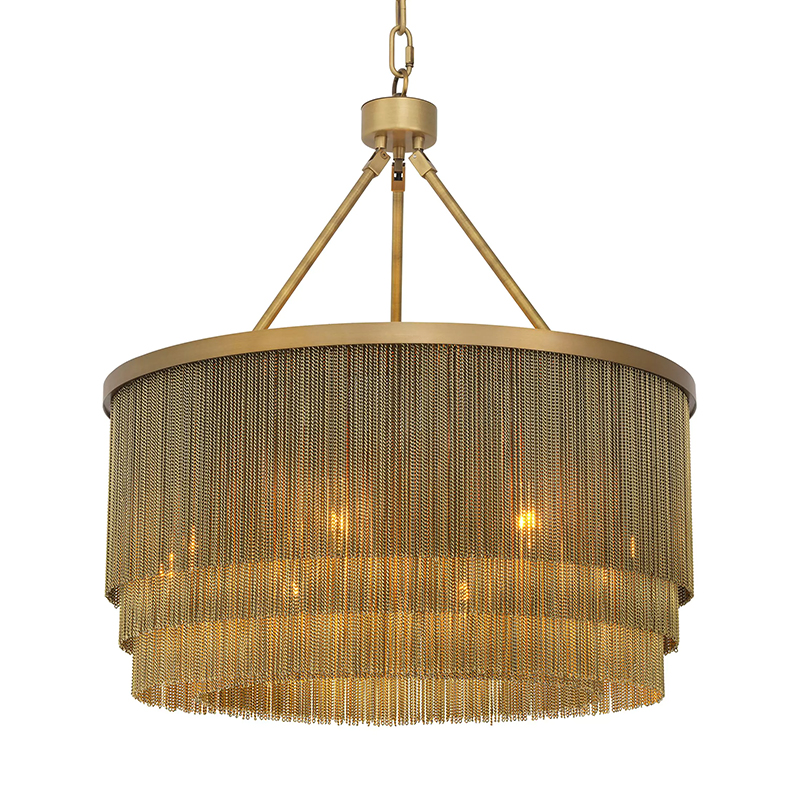 Люстра Eichholtz Chandelier Tissot S Brass Латунь в Воронеже | Loft Concept 