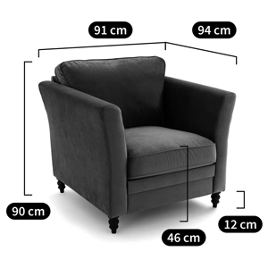Кресло с обивкой из хлопкового велюра Porter Green Armchair Кресло с обивкой из хлопкового велюра Porter Green Armchair в Воронеже